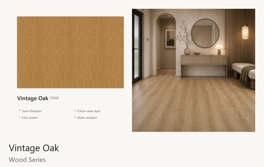 Vintage Oak vinyl flooring